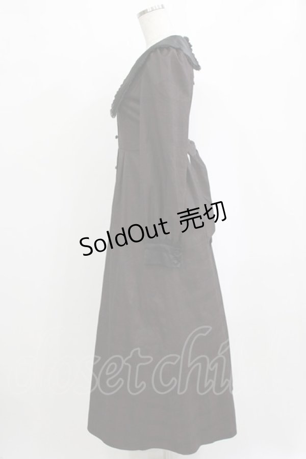 画像2: EATME / BIGカラー開襟マキシワンピース S ワイン H-26-02-15-014-LO-OP-NS-ZH (2)