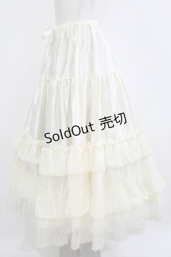 画像2: ALICE and the PIRATES / A/Pロングドレスフリルペティコート Free 生成り/ゴールド H-26-02-15-021-PA-SK-NS-ZH (2)