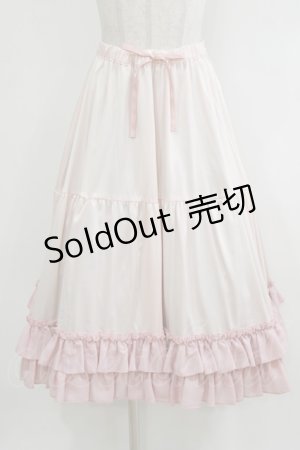 画像: axes femme kawaii / ミディフリルペチスカート M ピンク H-26-02-15-022-AX-SK-NS-ZH