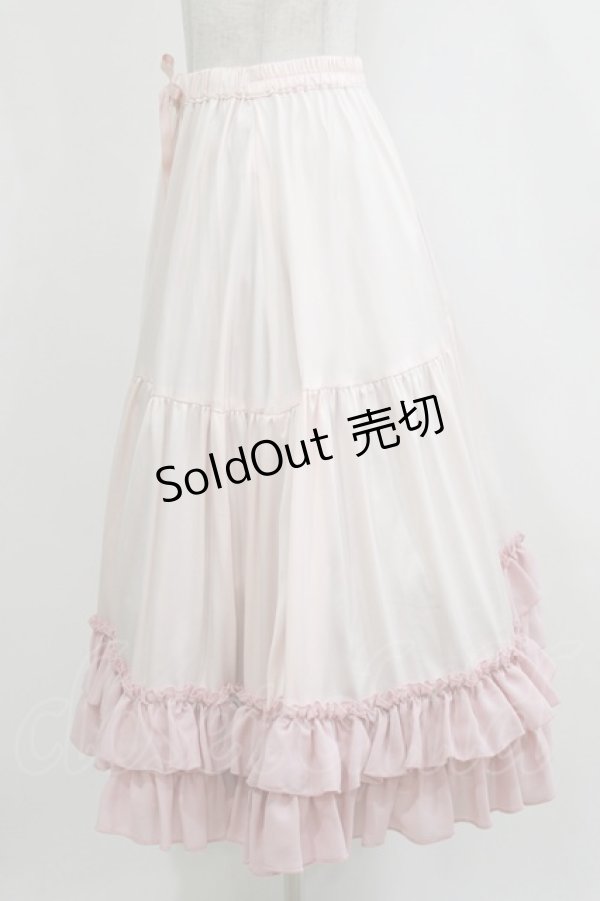 画像2: axes femme kawaii / ミディフリルペチスカート M ピンク H-26-02-15-022-AX-SK-NS-ZH (2)