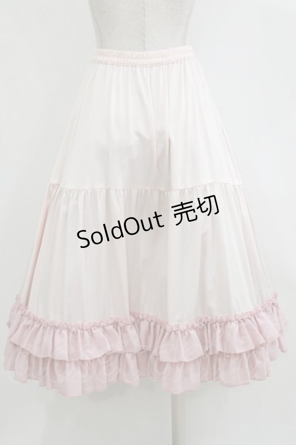 画像3: axes femme kawaii / ミディフリルペチスカート M ピンク H-26-02-15-022-AX-SK-NS-ZH (3)