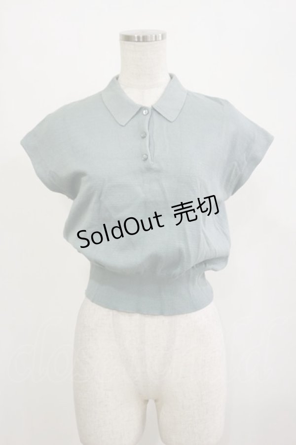 画像1: an another angelus / フレンチニットポロ Free MINT H-26-02-16-004-CA-TO-NS-ZH (1)