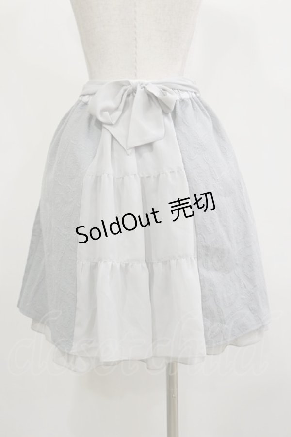 画像2: axes femme / ジャガードスカート M ミント H-26-02-16-034-AX-SK-NS-ZH (2)