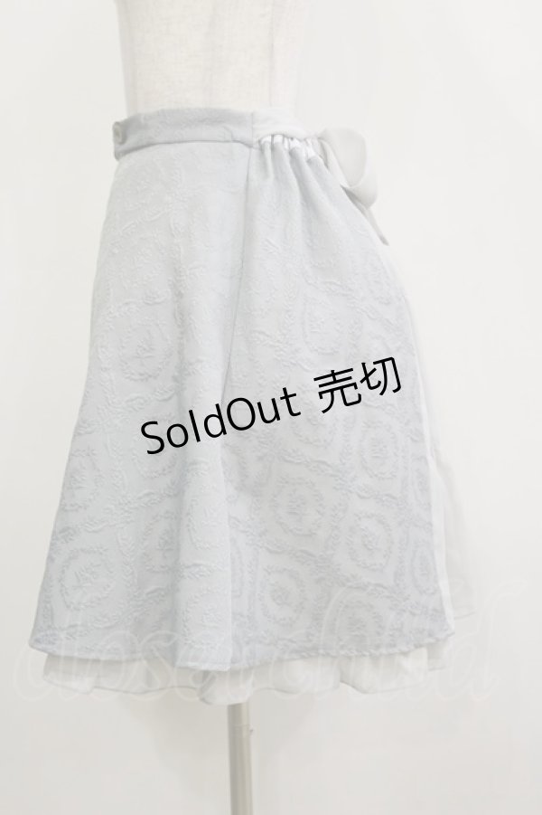 画像3: axes femme / ジャガードスカート M ミント H-26-02-16-034-AX-SK-NS-ZH (3)