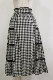 画像1: LODISPOTTO / ギンガムチェックスカート S ブラック H-26-02-16-036-LO-SK-NS-ZH (1)