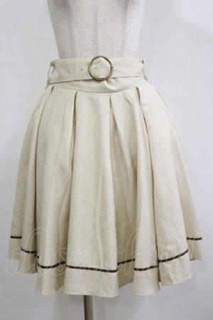 画像: Kurumi Collaboration / フレアマリンアカデミアスカート L アイボリー H-26-02-16-038-LO-SK-NS-ZH