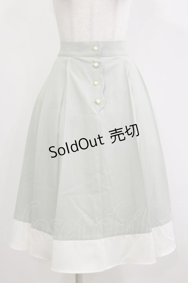 画像1: Fi.n.t / シェル釦スカラップスカート Free MINT H-26-02-16-039-CA-SK-NS-ZH (1)
