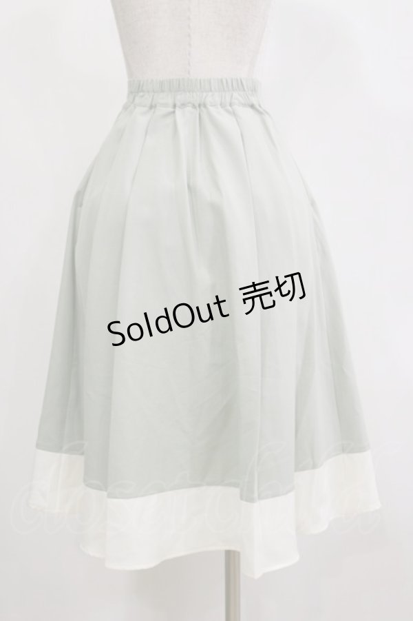 画像2: Fi.n.t / シェル釦スカラップスカート Free MINT H-26-02-16-039-CA-SK-NS-ZH (2)