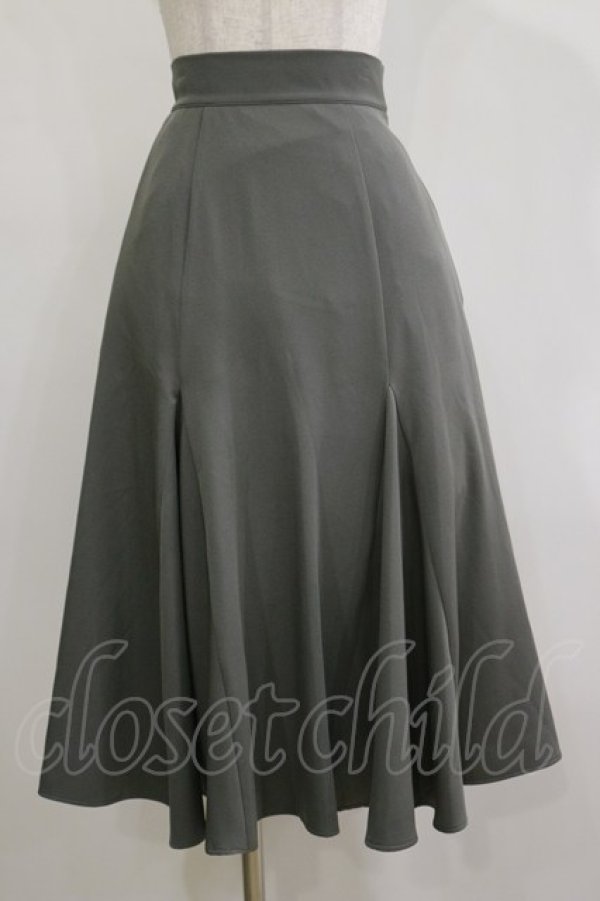 画像1: an another angelus / バックレースアップトライアングルフレアースカート Free GREEN H-26-02-16-040-CA-SK-NS-ZH (1)