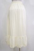画像2: axes femme / 薔薇レースロングペチスカート M アイボリー H-26-02-16-042-AX-SK-NS-ZH (2)