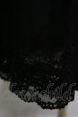 画像3: axes femme / 薔薇レースロングペチスカート M ブラック H-26-02-16-043-AX-SK-NS-ZH (3)