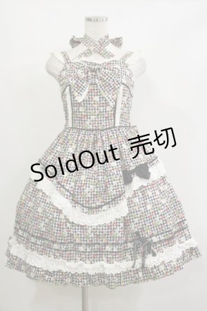 画像: BABY,THE STARS SHINE BRIGHT / Sweet Cherry ＆ Berryジャンパースカート Free ブラック H-26-02-16-047-BA-OP-NS-ZH