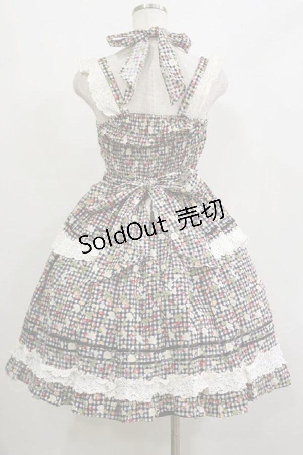 画像2: BABY,THE STARS SHINE BRIGHT / Sweet Cherry ＆ Berryジャンパースカート Free ブラック H-26-02-16-047-BA-OP-NS-ZH (2)