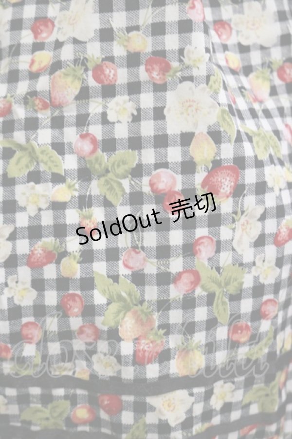 画像4: BABY,THE STARS SHINE BRIGHT / Sweet Cherry ＆ Berryジャンパースカート Free ブラック H-26-02-16-047-BA-OP-NS-ZH (4)