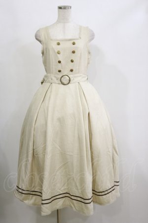 画像: Kurumi Collaboration / マリンアカデミアジャンパースカート L アイボリー H-26-02-16-050-LO-OP-NS-ZH