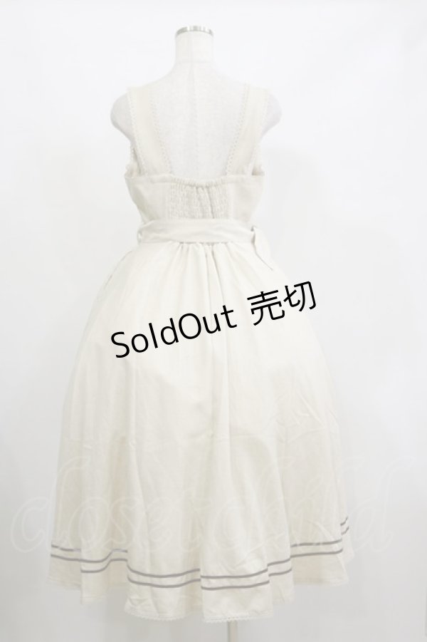 画像2: Kurumi Collaboration / マリンアカデミアジャンパースカート L アイボリー H-26-02-16-050-LO-OP-NS-ZH (2)