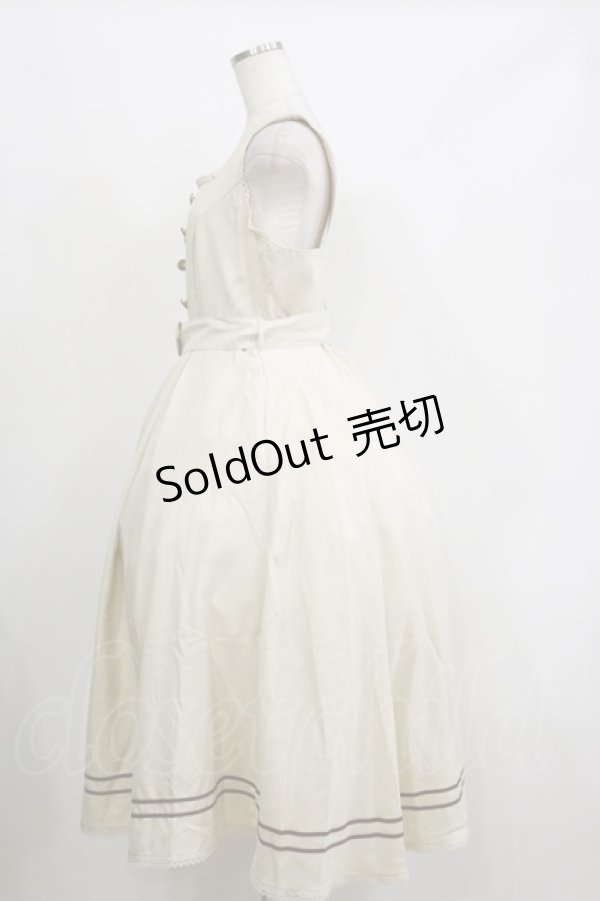 画像3: Kurumi Collaboration / マリンアカデミアジャンパースカート L アイボリー H-26-02-16-050-LO-OP-NS-ZH (3)