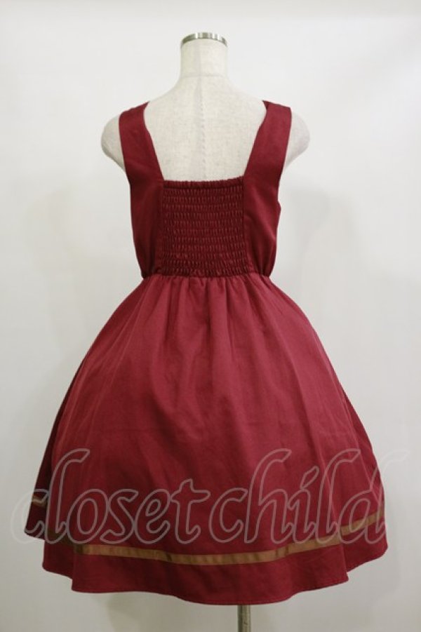 画像2: axes femme POETIQUE / Ｗ釦ミリタリージャンドレ M ワイン H-26-02-16-052-AX-OP-NS-ZH (2)