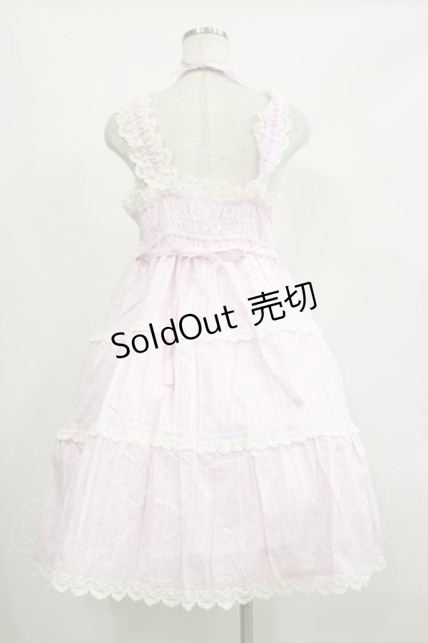 画像2: BABY,THE STARS SHINE BRIGHT / からみ3段ティアードジャンパースカート Free ピンク H-26-02-16-054-BA-OP-NS-ZH (2)