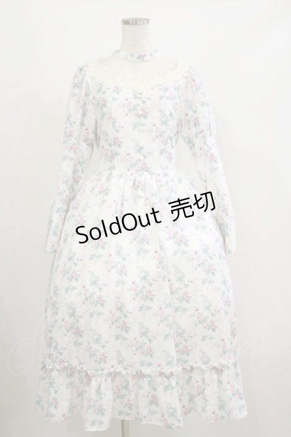 画像1: Kurumi Collaboration / KRハナジゴスリーブワンピース L オフ H-26-02-16-061-LO-OP-NS-ZH (1)