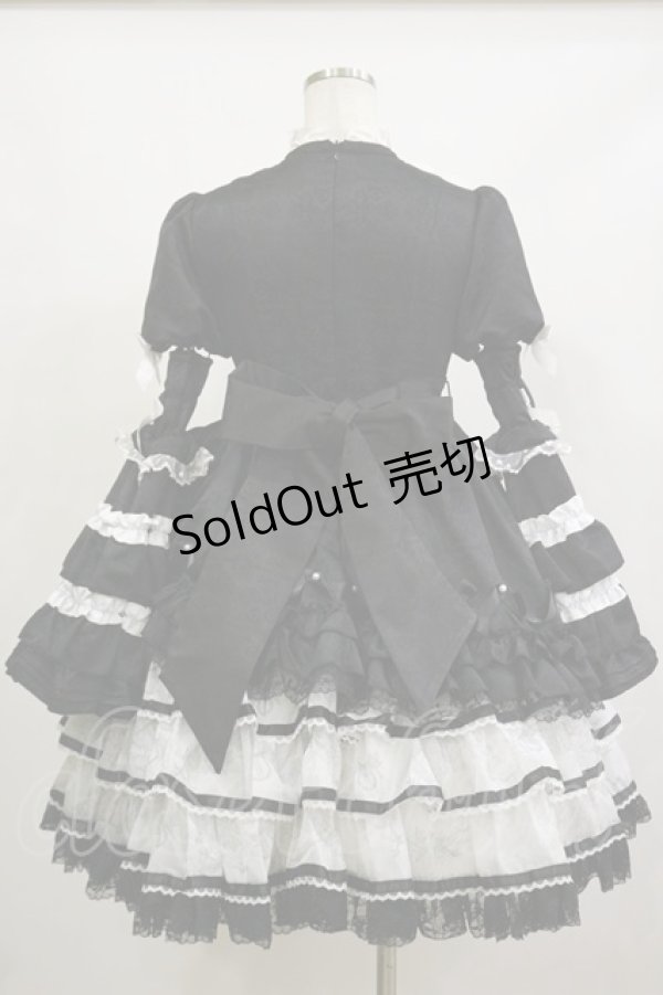 画像2: Buling Moon（海外ロリータブランド） / 独奏曲人形2.0 ワンピース S ブラック H-26-02-16-063-LO-OP-NS-ZH (2)