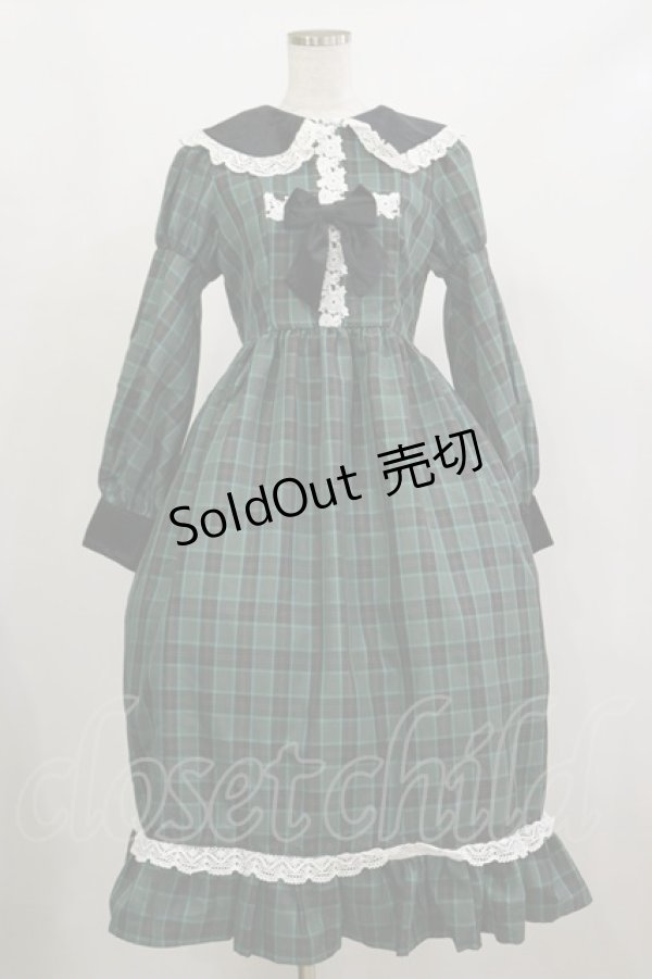 画像1: Eri Aino's collaboration / シャーロットの水曜日 ワンピース L グリーン H-26-02-16-064-LO-TO-NS-ZH (1)