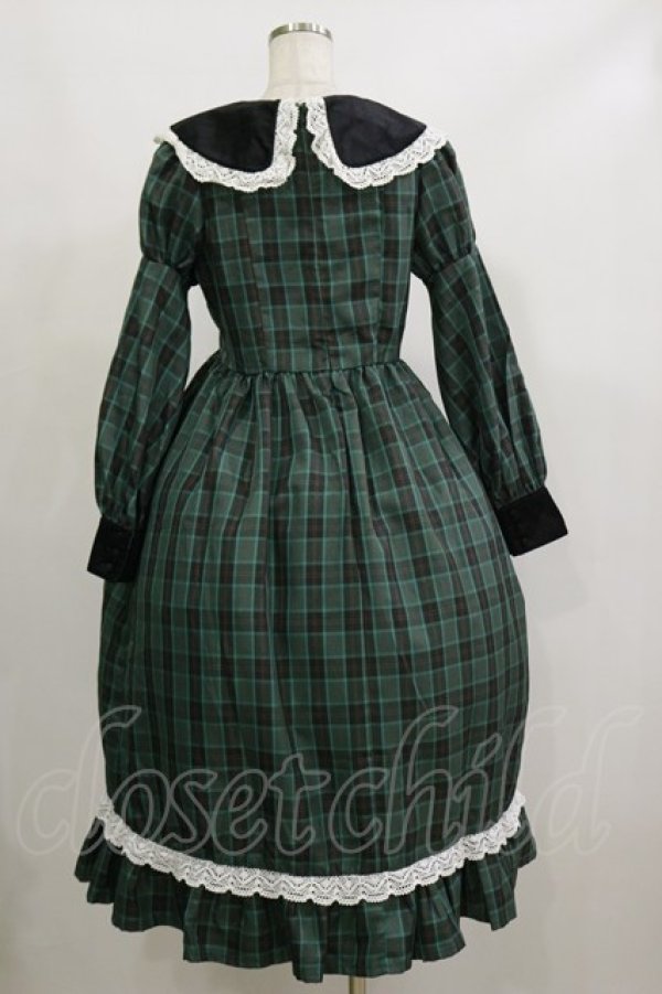 画像2: Eri Aino's collaboration / シャーロットの水曜日 ワンピース L グリーン H-26-02-16-064-LO-TO-NS-ZH (2)