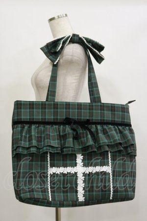 画像: Eri Aino's collaboration / シャーロットの水曜日トートバッグ  グリーン H-26-02-16-066-LO-BG-NS-ZH