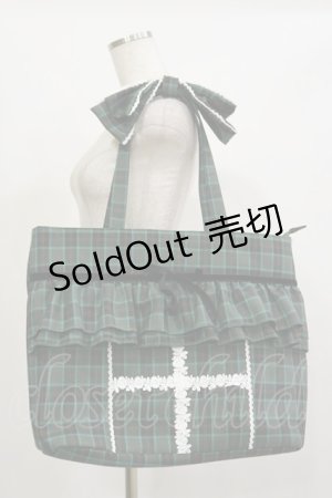 画像: Eri Aino's collaboration / シャーロットの水曜日トートバッグ  グリーン H-26-02-16-066-LO-BG-NS-ZH