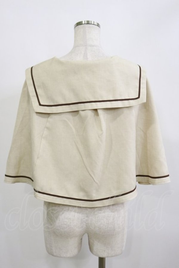 画像2: Kurumi Collaboration / マリンアカデミアケープ L アイボリー H-26-02-16-001-LO-JA-NS-ZH (2)