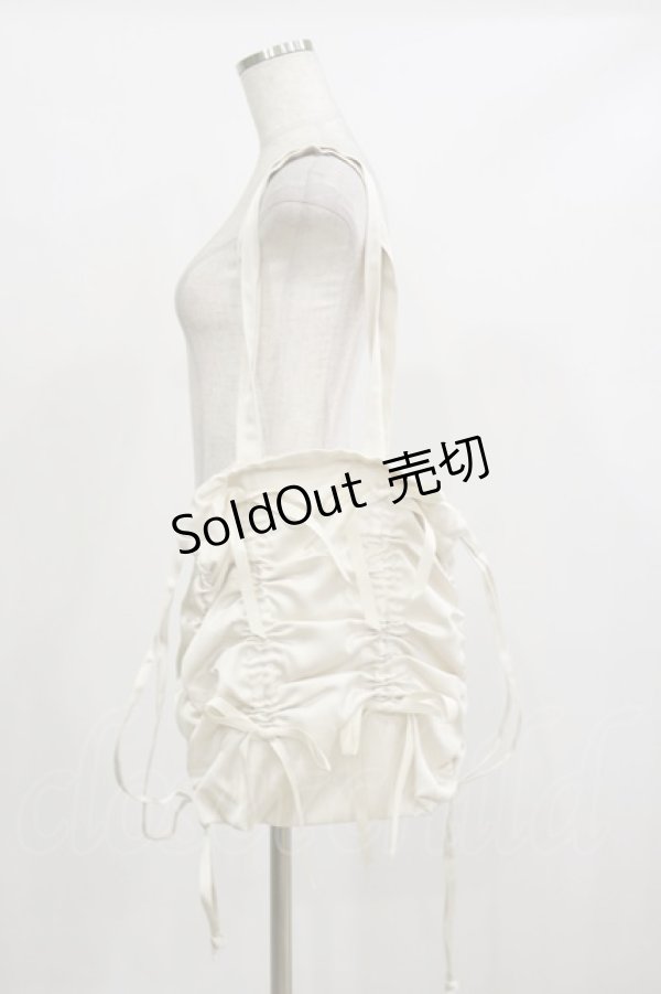 画像2: Fi.n.t / リボンギャザーリュック  アイボリー H-26-02-16-067-CA-BG-NS-ZH (2)