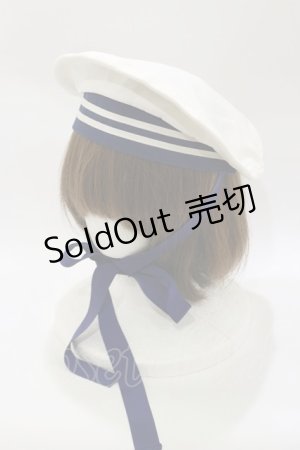 画像: metamorphose / セーラーベレー（配色）  オフ/ネイビー H-26-02-16-076-ME-AC-NS-ZH