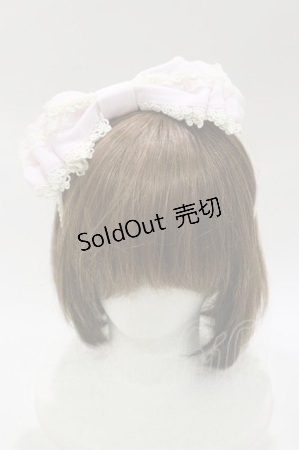 画像2: BABY,THE STARS SHINE BRIGHT / リボンロゼリーヌカチューシャ  ピンク H-26-02-16-077-BA-AC-NS-ZH (2)