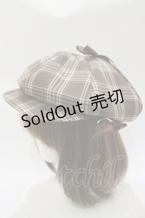 画像: Amavel / Future Detective キャスケット  ブラウン H-26-02-16-078-CA-AC-NS-ZH