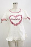 画像1: Angelic Pretty / ギンガムHeartカットソー Free オフ/レッド H-26-02-16-009-AP-TO-NS-ZH (1)