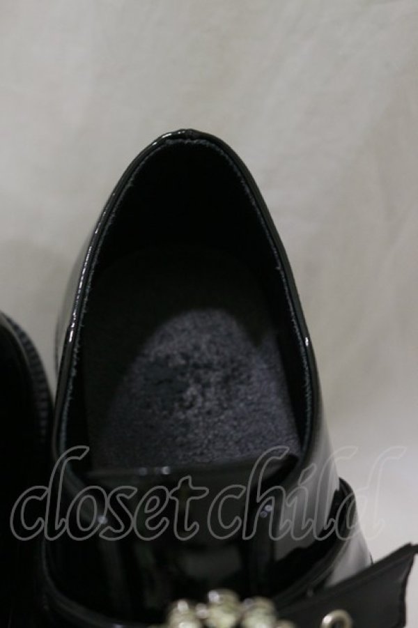 画像6: Bubbles / ダブルバックル厚底シューズ 36/22.5cm~23.0cm ブラック H-26-02-16-084-CA-SH-NS-ZH (6)