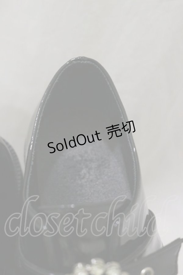 画像6: Bubbles / ダブルバックル厚底シューズ 36/22.5cm~23.0cm ブラック H-26-02-16-084-CA-SH-NS-ZH (6)