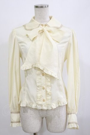 画像: metamorphose / リボンタイ付きブラウス Free アイボリー H-26-02-16-010-ME-BL-NS-ZH