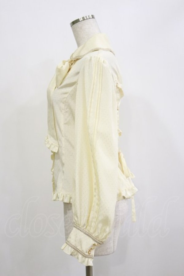 画像3: metamorphose / リボンタイ付きブラウス Free アイボリー H-26-02-16-010-ME-BL-NS-ZH (3)