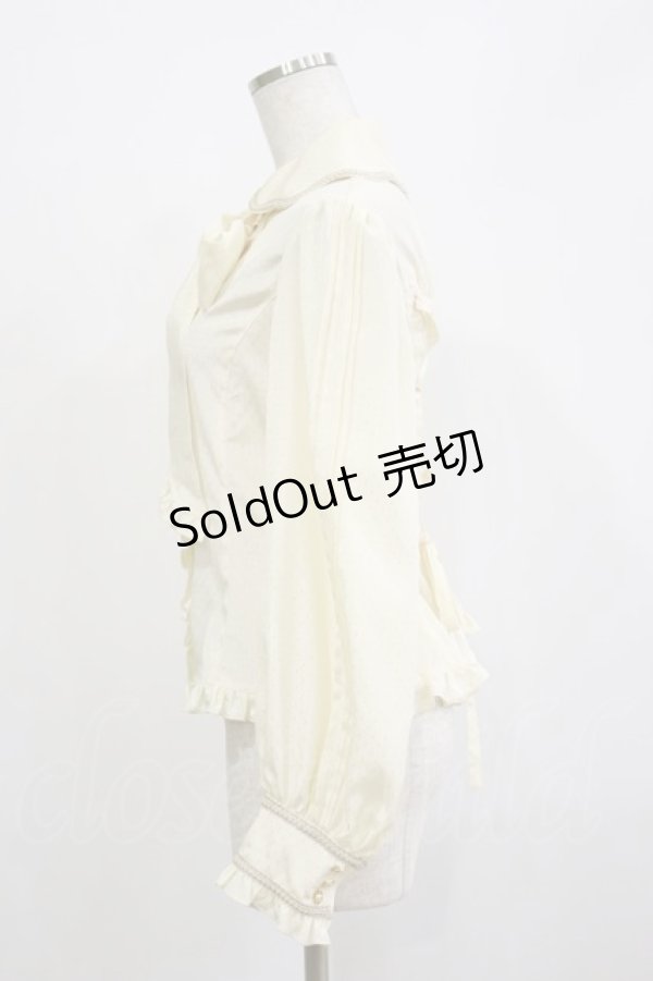 画像3: metamorphose / リボンタイ付きブラウス Free アイボリー H-26-02-16-010-ME-BL-NS-ZH (3)