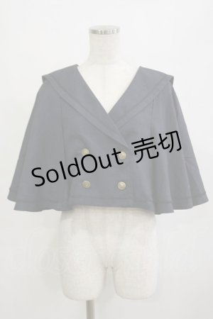 画像: Kurumi Collaboration / マリンアカデミアケープ L ネイビー H-26-02-16-002-LO-JA-NS-ZH