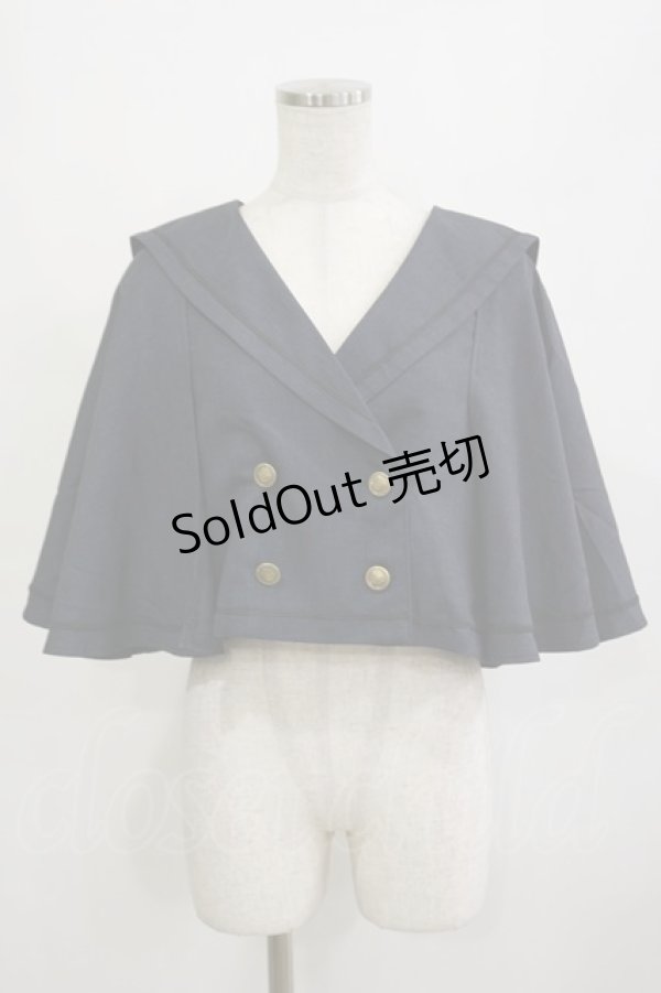 画像1: Kurumi Collaboration / マリンアカデミアケープ L ネイビー H-26-02-16-002-LO-JA-NS-ZH (1)