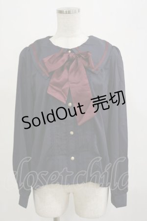画像: axes femme kawaii / セーラー襟ブラウス M ネイビー H-26-02-16-014-AX-BL-NS-ZH