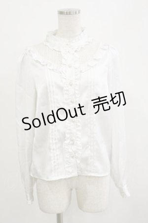 画像: Amavel / レース切替ブラウス Free オフ H-26-02-16-015-CA-BL-NS-ZH