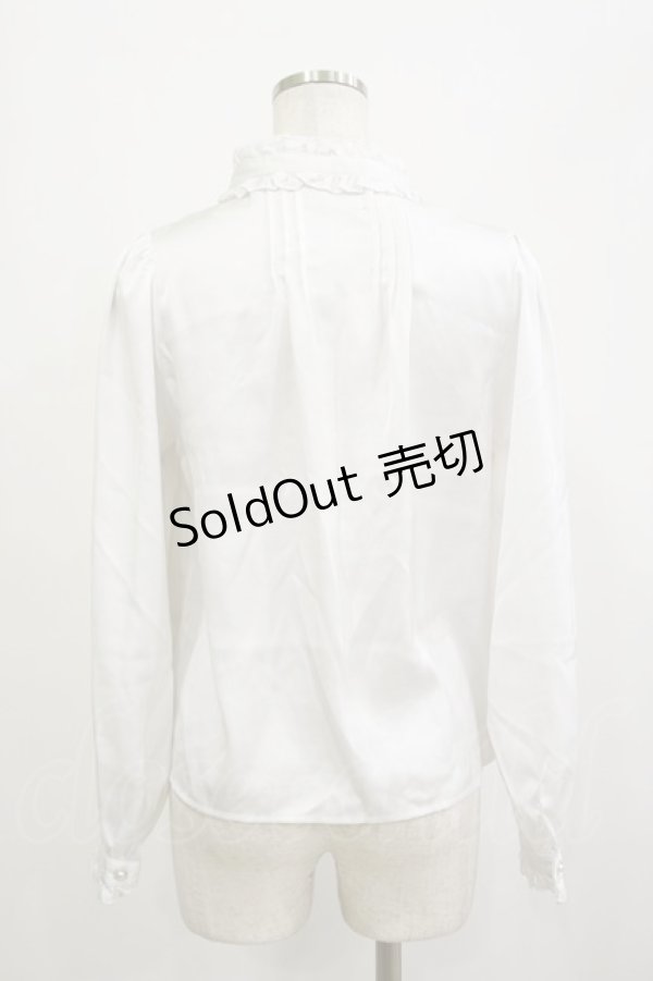 画像2: Amavel / レース切替ブラウス Free オフ H-26-02-16-015-CA-BL-NS-ZH (2)