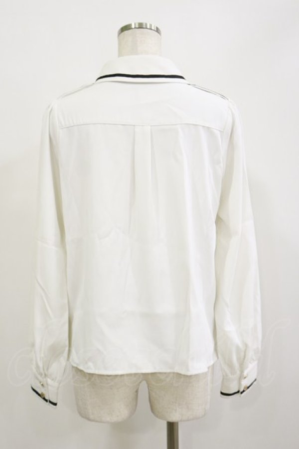 画像2: Amavel / Wanderlands Emblemシャツブラウス Free オフ H-26-02-16-016-CA-BL-NS-ZH (2)