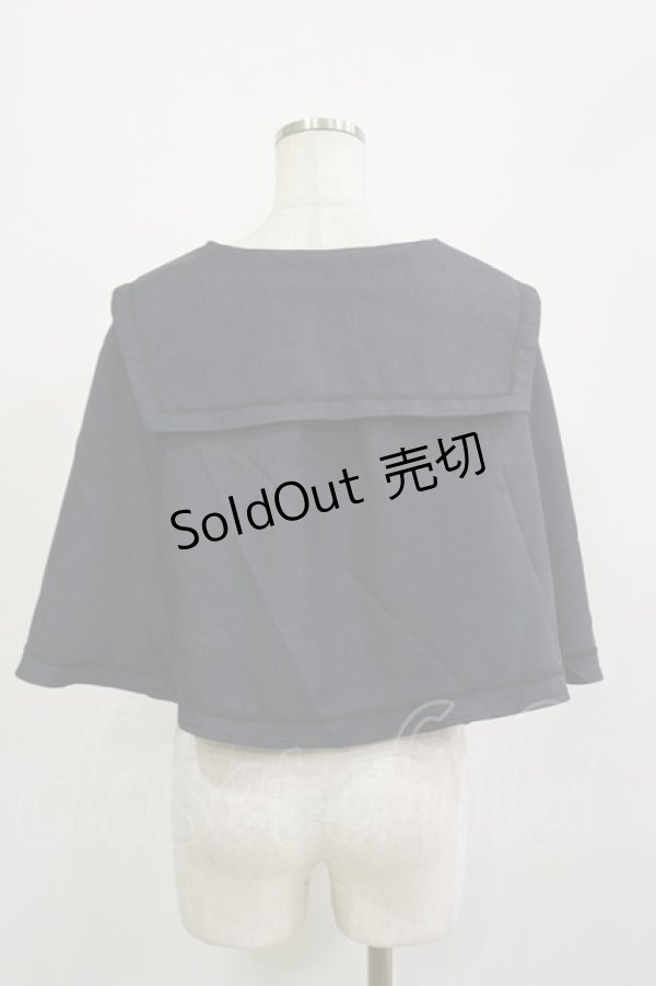 画像2: Kurumi Collaboration / マリンアカデミアケープ L ネイビー H-26-02-16-002-LO-JA-NS-ZH (2)