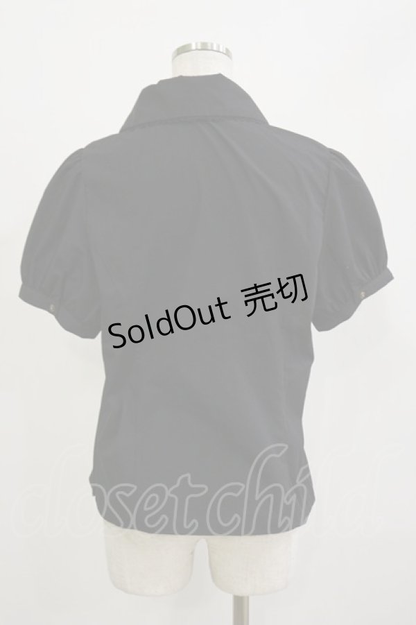 画像2: Kurumi Collaboration / マリンアカデミアブラウス L ブラック H-26-02-16-017-LO-BL-NS-ZH (2)