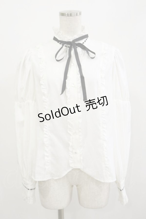 画像1: Eri Aino's Collection / シャーロットの水曜日ブラウス L ブラック H-26-02-16-018-LO-BL-NS-ZH (1)