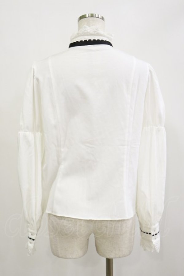 画像2: Eri Aino's Collection / シャーロットの水曜日ブラウス L ブラック H-26-02-16-018-LO-BL-NS-ZH (2)